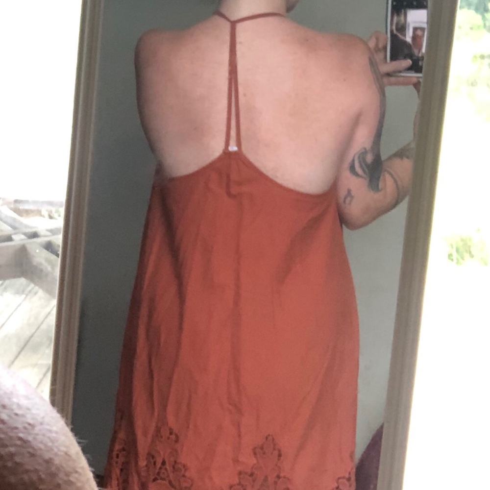 Free People Orange Dress